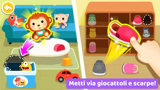 La vita di Baby Panda: pulizie screenshot