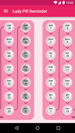 Lady Pill Reminder screenshot