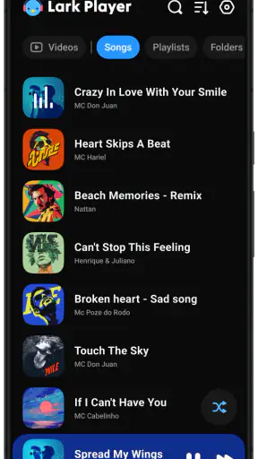 Lark Player: Lettore musicale screenshot