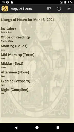 Laudate screenshot