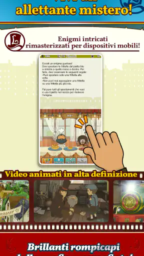 Layton: scrigno di Pandora HD screenshot