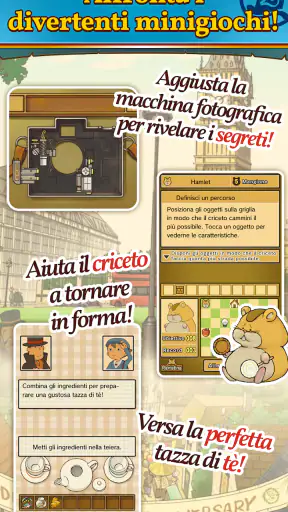 Layton: scrigno di Pandora HD screenshot