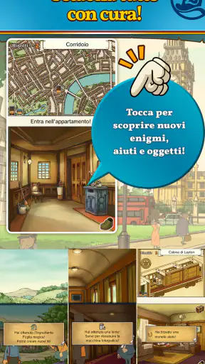 Layton: scrigno di Pandora HD screenshot