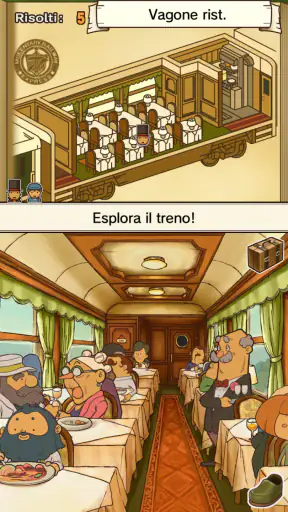 Layton: scrigno di Pandora HD screenshot