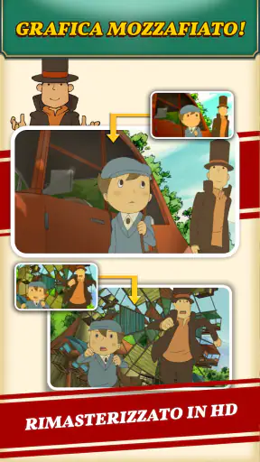 Layton:il paese dei misteri HD screenshot