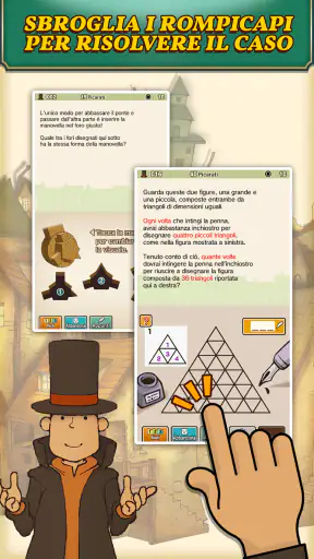 Layton:il paese dei misteri HD screenshot