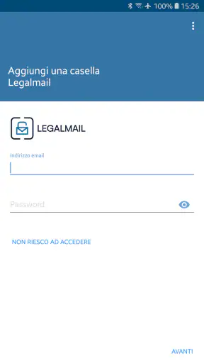 Legalmail screenshot