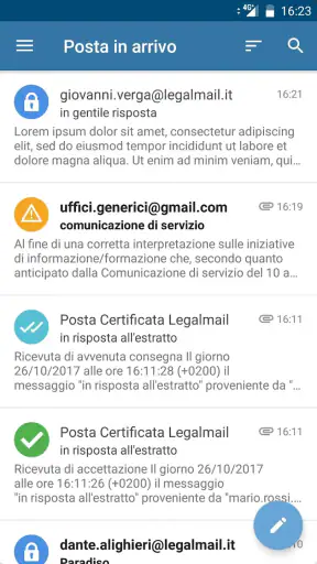 Legalmail screenshot