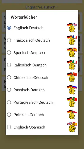 LEO dictionary screenshot