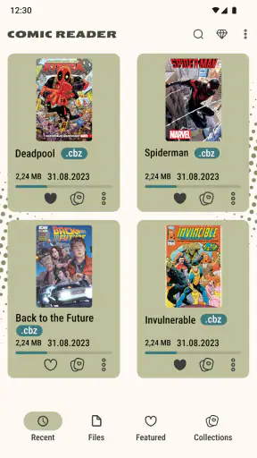 Lettore di fumetti (cbz/cbr) screenshot