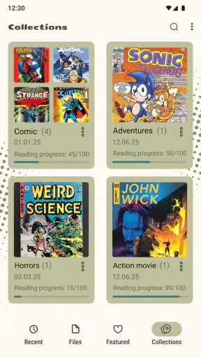 Lettore di fumetti (cbz/cbr) screenshot