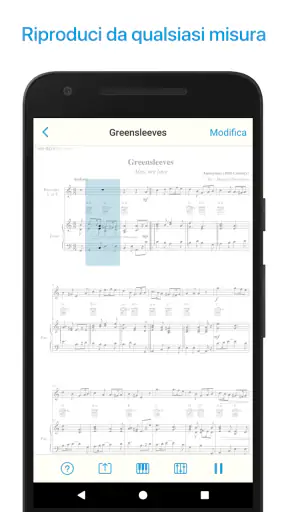 Lettore di spartiti e scanner screenshot