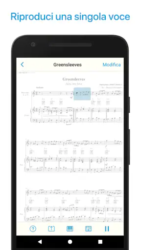 Lettore di spartiti e scanner screenshot