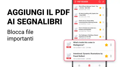 Lettore PDF e Visualizza PDF screenshot