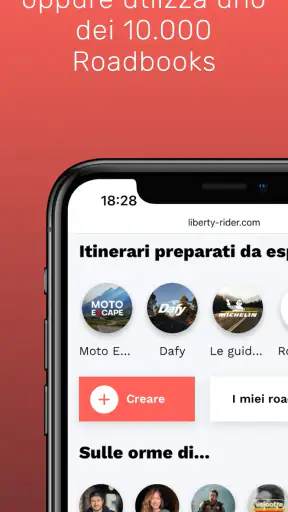Liberty Rider - App moto screenshot