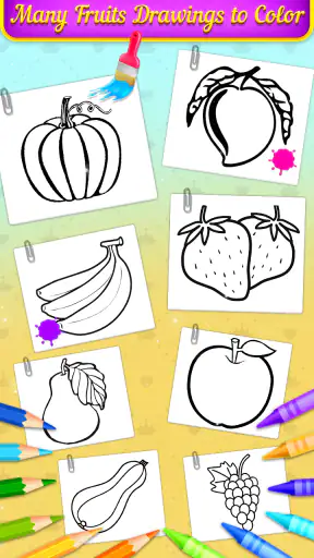 Libro da colorare di frutta screenshot
