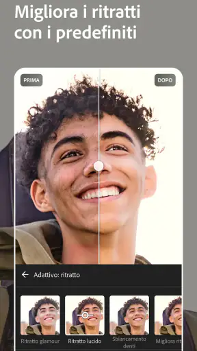 Lightroom video e foto editor screenshot
