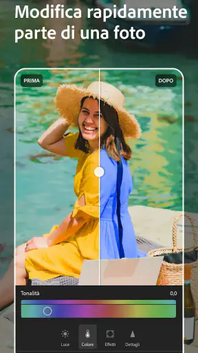Lightroom video e foto editor screenshot