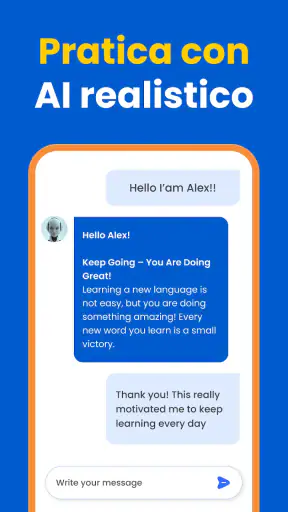 Lingo - Pratica linguistica AI screenshot