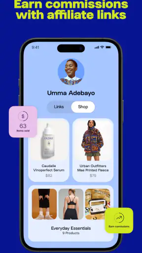 Linktree: Link in bio creator screenshot