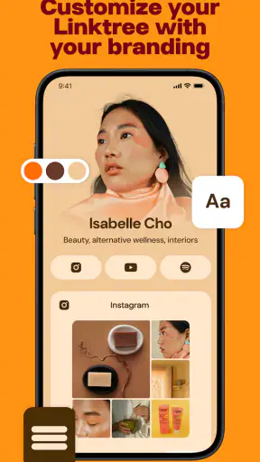 Linktree: Link in bio creator screenshot