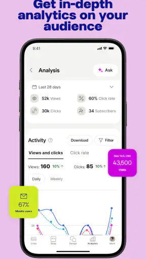 Linktree: Link in bio creator screenshot