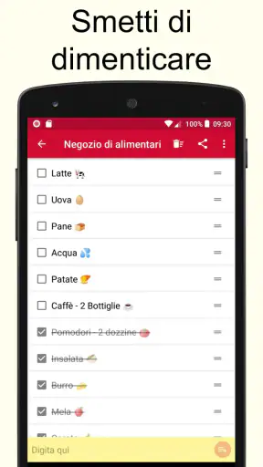 Lista della spesa screenshot