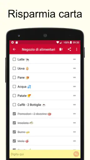 Lista della spesa screenshot