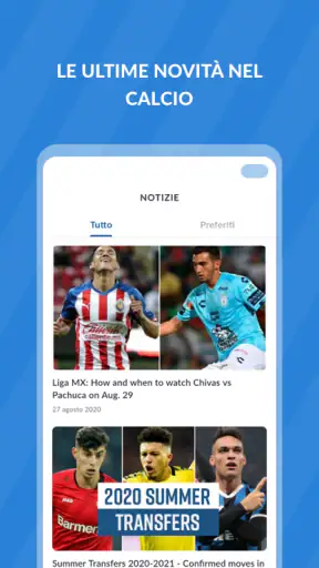 Live Calcio TV: Risultati screenshot