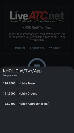 LiveATC for Android screenshot