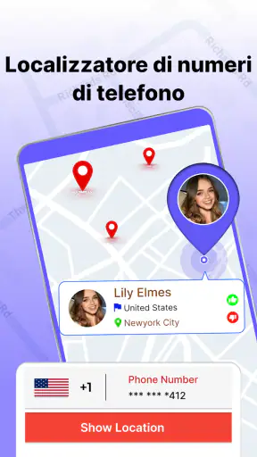 Localizzatore Numero Telefono screenshot