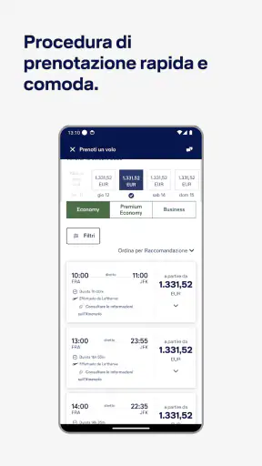 Lufthansa screenshot