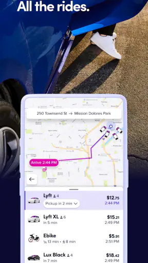 Lyft screenshot