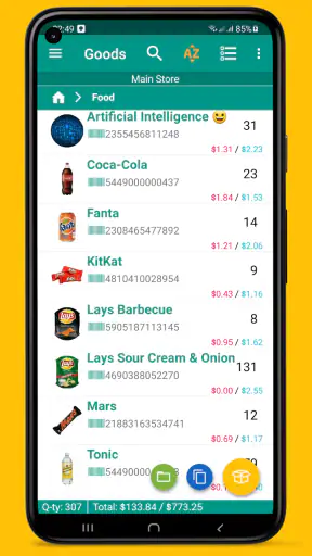 Magazzino e inventario screenshot