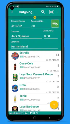 Magazzino e inventario screenshot