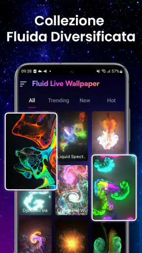 Magic Fluid: 4D Live Wallpaper screenshot