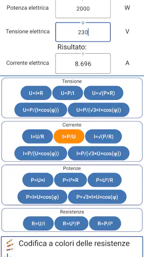 Manuale dell'elettricista screenshot