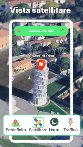 Mappa della Terra Satellite screenshot
