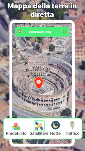 Mappa della Terra Satellite screenshot