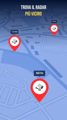 Mappa radar, rilevatore radar screenshot