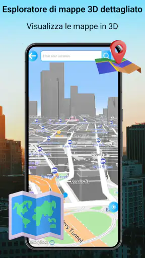 Mappa satellitare Earth Live screenshot