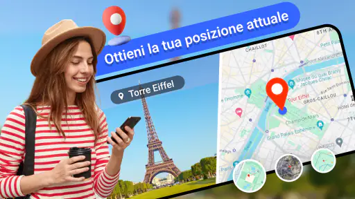 Mappe GPS Navigazione Live Map screenshot