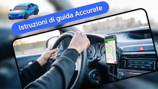Mappe GPS Navigazione Live Map screenshot