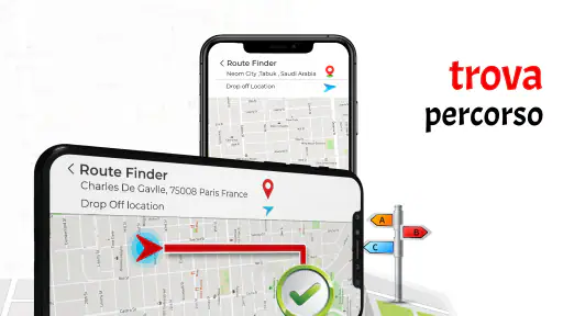 Mappe GPS, telecamera live screenshot