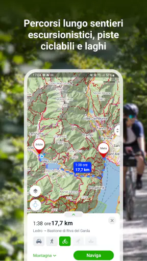 Mapy.com: escursioni e bici screenshot