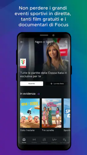 Mediaset Infinity Italia screenshot