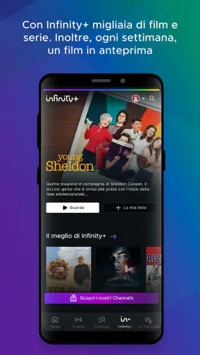 Mediaset Infinity Italia screenshot