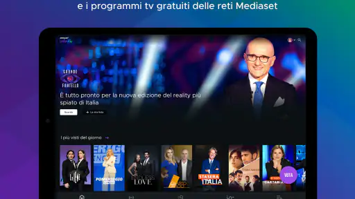 Mediaset Infinity Italia screenshot