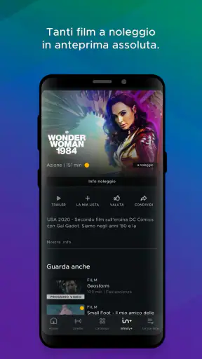 Mediaset Infinity TV screenshot