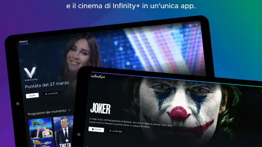 Mediaset Infinity TV screenshot